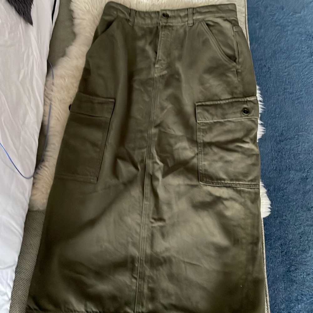 Reformation Olive Midi Skirt